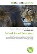 Couverture cartonnée Animal Sexual Behaviour de 