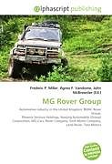 Couverture cartonnée MG Rover Group de 