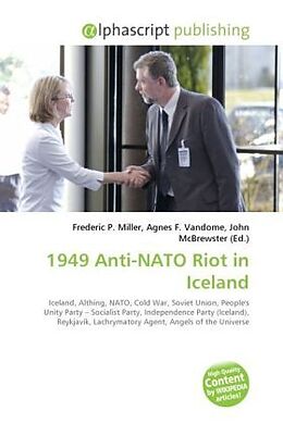 Couverture cartonnée 1949 Anti-NATO Riot in Iceland de 