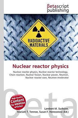 Couverture cartonnée Nuclear reactor physics de 