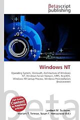 Couverture cartonnée Windows NT de 