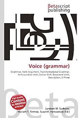 Couverture cartonnée Voice (grammar) de 