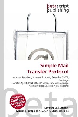 Couverture cartonnée Simple Mail Transfer Protocol de 