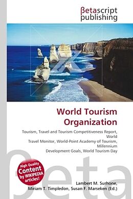 Couverture cartonnée World Tourism Organization de 