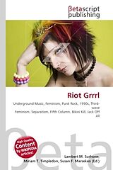 Couverture cartonnée Riot Grrrl de 