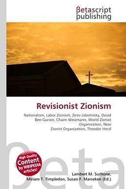 Couverture cartonnée Revisionist Zionism de 