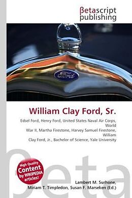 Couverture cartonnée William Clay Ford, Sr. de 