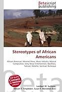 Kartonierter Einband Stereotypes of African Americans von 
