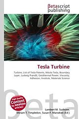 Couverture cartonnée Tesla Turbine de 