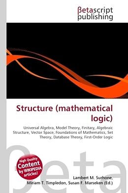 Couverture cartonnée Structure (mathematical logic) de 