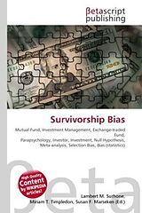 Couverture cartonnée Survivorship Bias de 