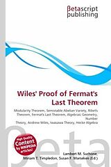 Couverture cartonnée Wiles' Proof of Fermat's Last Theorem de 