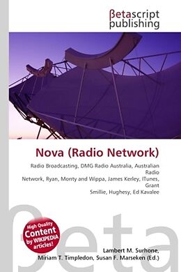 Couverture cartonnée Nova (Radio Network) de 