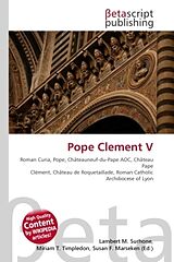 Couverture cartonnée Pope Clement V de 