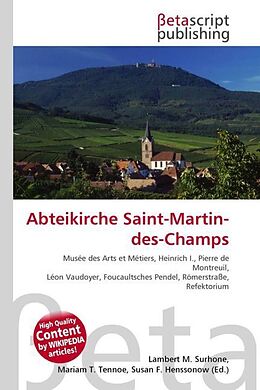 Kartonierter Einband Abteikirche Saint-Martin-des-Champs von 