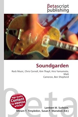 Couverture cartonnée Soundgarden de 