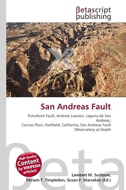 Couverture cartonnée San Andreas Fault de 