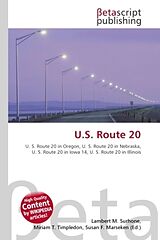 Couverture cartonnée U.S. Route 20 de 