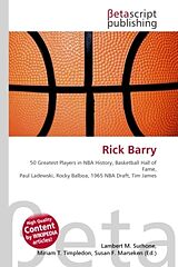 Couverture cartonnée Rick Barry de 