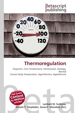 Couverture cartonnée Thermoregulation de 