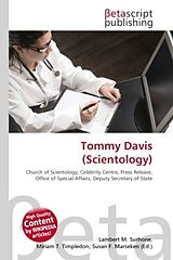 Couverture cartonnée Tommy Davis (Scientology) de 