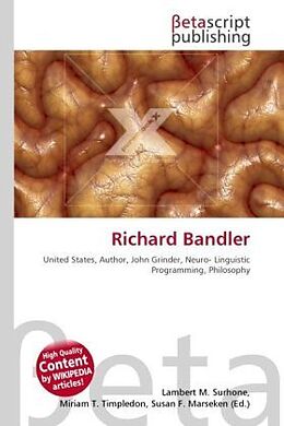 Couverture cartonnée Richard Bandler de 