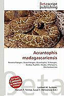 Kartonierter Einband Acrantophis madagascariensis von 