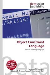 Couverture cartonnée Object Constraint Language de 