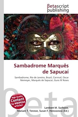 Couverture cartonnée Sambadrome Marquês de Sapucaí de 