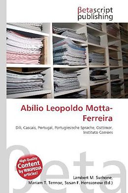 Kartonierter Einband Abílio Leopoldo Motta-Ferreira von 