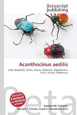 Kartonierter Einband Acanthocinus aedilis von 
