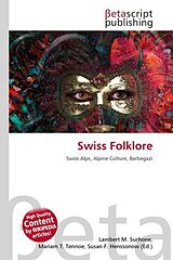 Couverture cartonnée Swiss Folklore de 