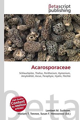 Kartonierter Einband Acarosporaceae von 