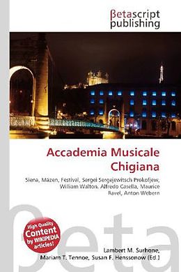 Kartonierter Einband Accademia Musicale Chigiana von 