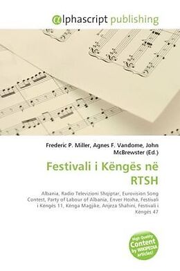 Couverture cartonnée Festivali i Këngës në RTSH de 