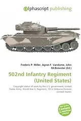 Fachbuch 502nd Infantry Regiment (United States) von 