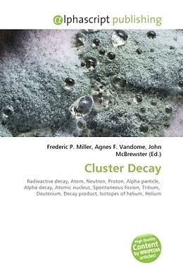 Couverture cartonnée Cluster Decay de 