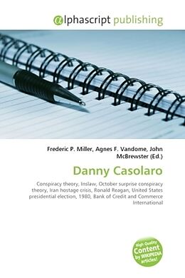 Couverture cartonnée Danny Casolaro de 