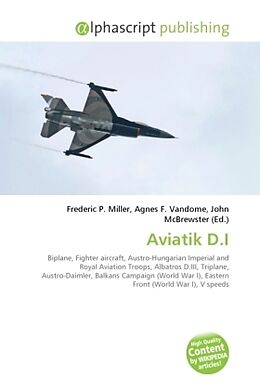 Couverture cartonnée Aviatik D.I de 