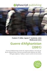 Couverture cartonnée Guerre d'Afghanistan (2001) de 