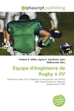 Couverture cartonnée Équipe d'Angleterre de Rugby à XV de 