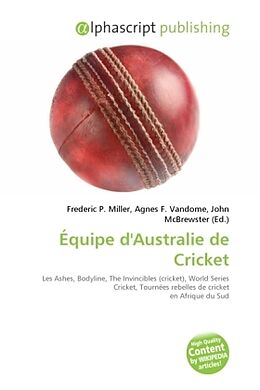 Couverture cartonnée Équipe d'Australie de Cricket de 