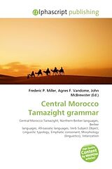 Couverture cartonnée Central Morocco Tamazight grammar de 