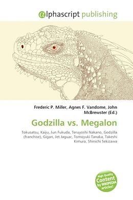 Couverture cartonnée Godzilla vs. Megalon de 