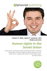 Couverture cartonnée Human rights in the Soviet Union de 