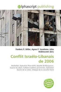 Couverture cartonnée Conflit Israélo-Libanais de 2006 de 