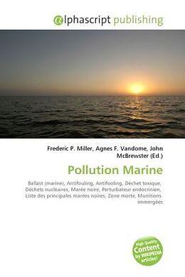 Couverture cartonnée Pollution Marine de 