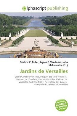 Couverture cartonnée Jardins de Versailles de 