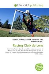 Couverture cartonnée Racing Club de Lens de 