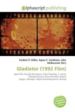 Couverture cartonnée Gladiator (1992 Film) de 